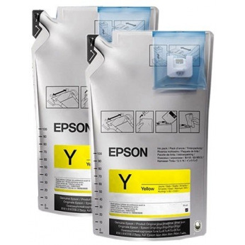 Чорнила Epson T46D6 UltraChrome DS Flourescent Yellow (1Lx2packs) (C13T46D640)