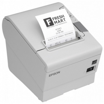 Принтер спеціалізований Epson TM-T88V RS-232/USB I/F Incl.PC-180 (White (C31CA85012)