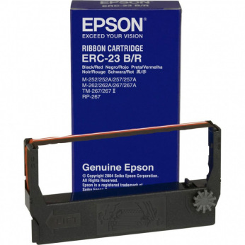 Расходные материалы для специализированных принтеров для Epson ERC23BR black/red (C43S015362) C43S015362