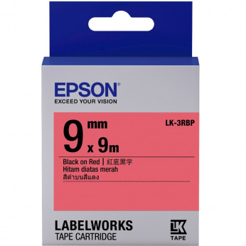 Картридж Epson LC-3RBP9 Pastel Black/Red 9mm x 9m (C53S624400)