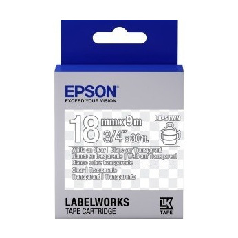 Картридж Epson LC-5TWN9 Clear White/Clear 18mm x 9m (C53S626407)