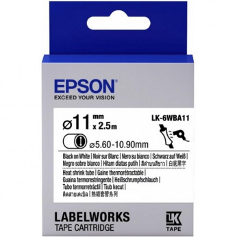 Картридж с лентой Epson LK7WBN принтеров LW-300/400/400VP/700 Black/White 36mm/9m (C53S657006)