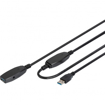 Активный удлинитель PowerPlant USB 3.0 AM - AF, 20 м (CA912865)