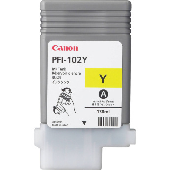 Картридж для Canon iPF600 CANON 102 PFI-102  Yellow 0898B001