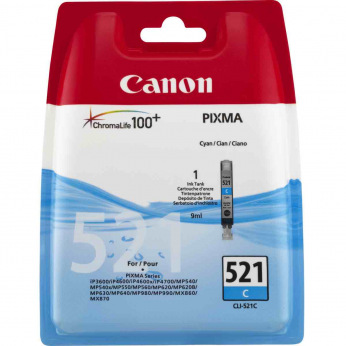 Картридж для Canon PIXMA MP630 CANON 521  Cyan 2934B004