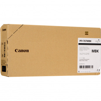 Картридж для Canon iPF830 CANON 707 PFI-707  Matte Black 700мл 9820B001AA