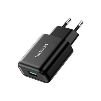 Зарядний пристрій USB-A QC3.0 18W Black  QC3.0 Output: 5V-3A、9V-2A、12V-1.5A CD122/70273 (CD122/70273)