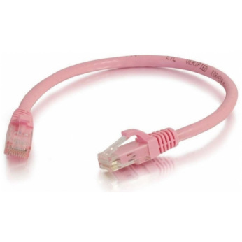 Патч-корд Cat6 C2G 0.5 м розовый (CG83587)