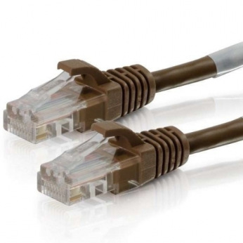 Патч-корд Cat6 C2G 0.5 м коричневый (CG83644)