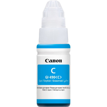 Чернила для Canon PIXMA G3411 CANON 490  Cyan 70мл 0664C001