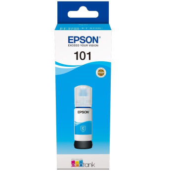 Чернила для Epson L6160 EPSON 101  Cyan 70мл C13T03V24A