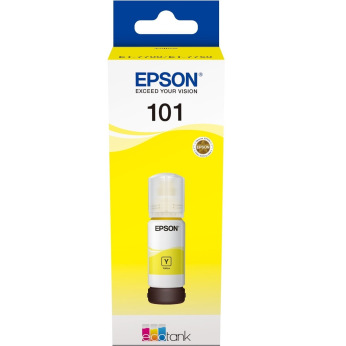Чернила для Epson L6160 EPSON 101  Yellow 70мл C13T03V44A