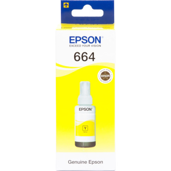 Чернила для Epson L132 EPSON 664  Yellow 70мл C13T66444A