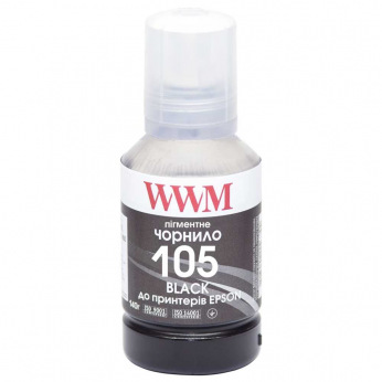 Чорнило WWM 105 Black для Epson 140г (E105BP) пігментне