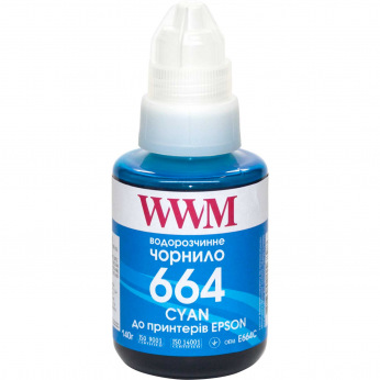 Чернила WWM 664 Cyan для Epson 140г (E664C) водорастворимые