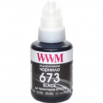 Чернила WWM 673 Black для Epson 140г (E673B) водорастворимые