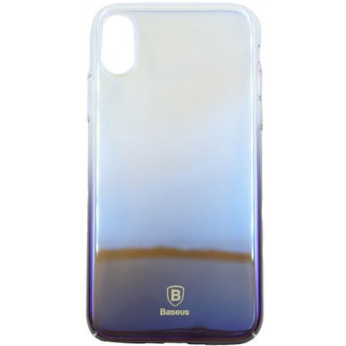 Чохол Baseus Glaze для iPhone X, Transparent black (WIAPIPHX-GC01)