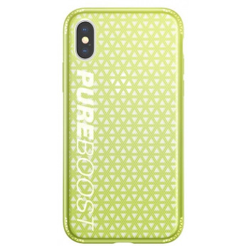 Чехол Baseus Parkour для iPhone X, Lemon green (WIAPIPHX-KP06)