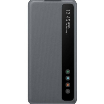 Чохол Samsung Clear View Cover для смартфону Galaxy S20 (G980) Grey (EF-ZG980CJEGRU)