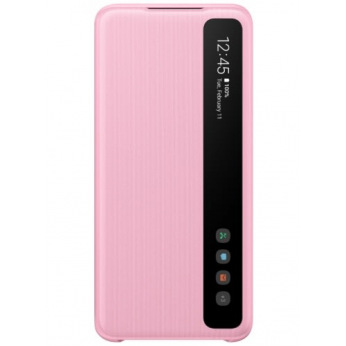Чехол Samsung Clear View Cover для смартфона Galaxy S20 (G980) Pink (EF-ZG980CPEGRU)