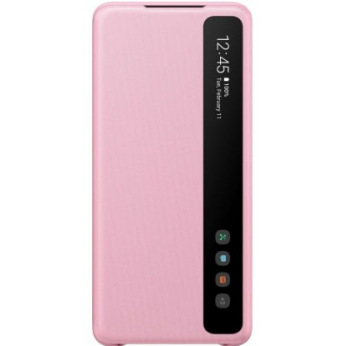 Чехол Samsung Clear View Cover для смартфона Galaxy S20+ (G985) Pink (EF-ZG985CPEGRU)