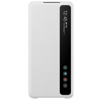 Чохол Samsung Clear View Cover для смартфону Galaxy S20+ (G985) White (EF-ZG985CWEGRU)
