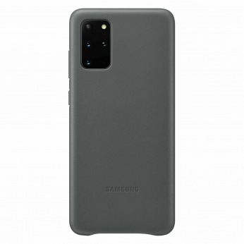 Чехол Samsung Leather Cover для смартфона Galaxy S20+ (G985) Gray (EF-VG985LJEGRU)