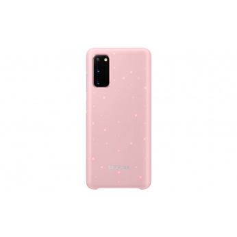 Чехол Samsung LED Cover для смартфона Galaxy S20 (G980) Pink (EF-KG980CPEGRU)