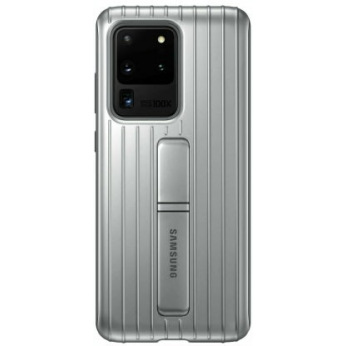 Чохол Samsung Protective Standing Cover для смартфону Galaxy S20 Ultra (G988) Silver (EF-RG988CSEGRU)