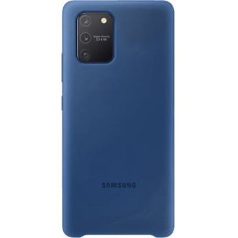 Чехол Samsung Silicone Cover для смартфона Galaxy S 10 Lite (G770) Blue (EF-PG770TLEGRU)