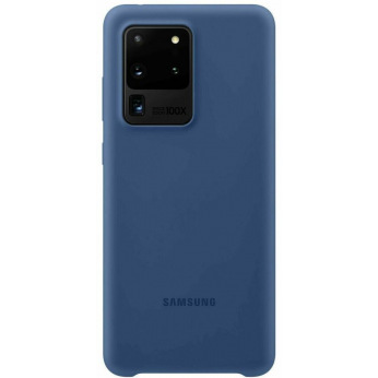 Чохол Samsung Silicone Cover для смартфону Galaxy S20 Ultra (G988) Navy (EF-PG988TNEGRU)