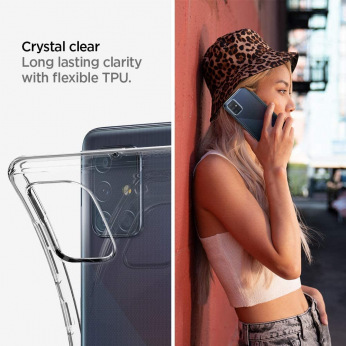 Чехол Spigen для Galaxy A71 Liquid Crystal, Crystal Clear (ACS00566)