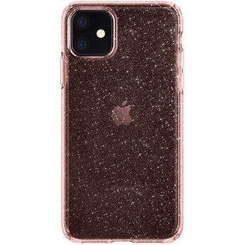 Чехол Spigen для iPhone 11 Liquid Crystal Glitter, Rose Quartz (076CS27182)