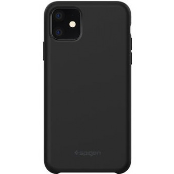 Чохол Spigen для iPhone 11 Silicone Fit, Black (076CS27528)