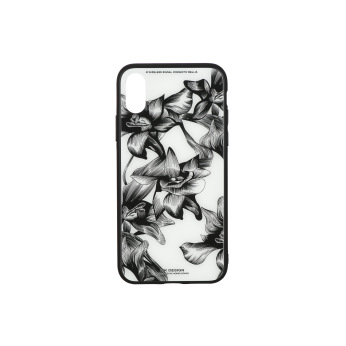 Чохол WK для Apple iPhone XS, WPC-061, Flowers BK/WH (681920359883)