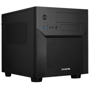 Корпус CHIEFTEC Gaming Cube CI-02B,без БП, 2xUSB3.0,черный,mATX (CI-02B-OP)