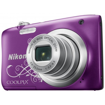 Цифровая фотокамера Nikon Coolpix A100 Purple Lineart (VNA974E1)