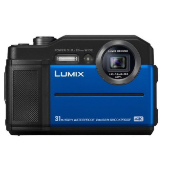 Цифровая фотокамера 4K Panasonic LUMIX DC-FT7EE-A Blue (DC-FT7EE-A)