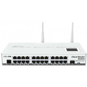 Коммутатор MikroTik Cloud Router Switch 125-24G-1S-IN 24xGE, 1xSFP, RouterOS L5 (CRS125-24G-1S-2HnD-IN)