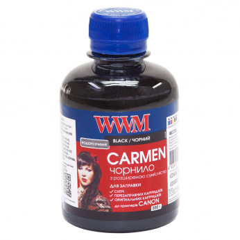 Чорнило WWM CARMEN Black для Canon 200г (CU/B) водорозчинне