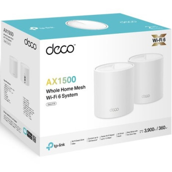 Домашня Mesh Wi-Fi система Tp-Link, Deco X10(2-pac k) Deco X10(2-pack) (Deco X10(2-pack))