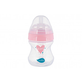 Детская Антиколиковая бутылочка Nuvita NV6011 Mimic Collection 150мл розовая (NV6011ROSA)