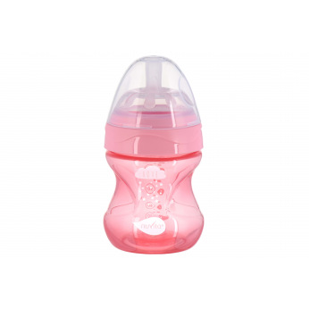 Детская Антиколиковая бутылочка Nuvita NV6012 Mimic Cool 150мл розовая (NV6012PINK)