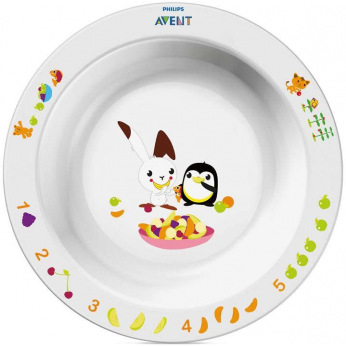 Детская глубокая тарелка Avent 12+ SCF704/00 (SCF704/00)