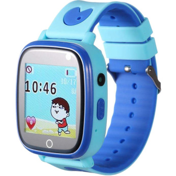 Детские GPS часы-телефон GOGPS ME K14 Синий (K14BL)