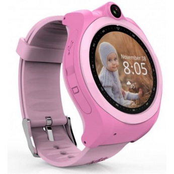 Детские GPS часы-телефон GOGPS ME K19 Розовый (K19PK)
