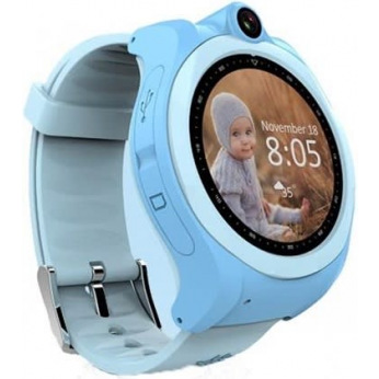 Детские GPS часы-телефон GOGPS ME K19 Синий (K19BL)