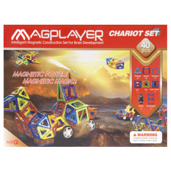 Дитячий конструктор MagPlayer 40 од. (MPB-40) (MPB-40)