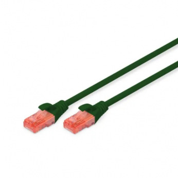 Патч-корд DIGITUS CAT 6 S-FTP, 0.5м, AWG 27/7, LSZH, зеленый (DK-1644-005/G)