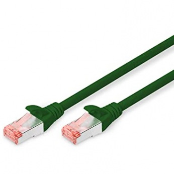 Патч-корд DIGITUS CAT 6 S-FTP, 2м, AWG 27/7, LSZH, зеленый (DK-1644-020/G)